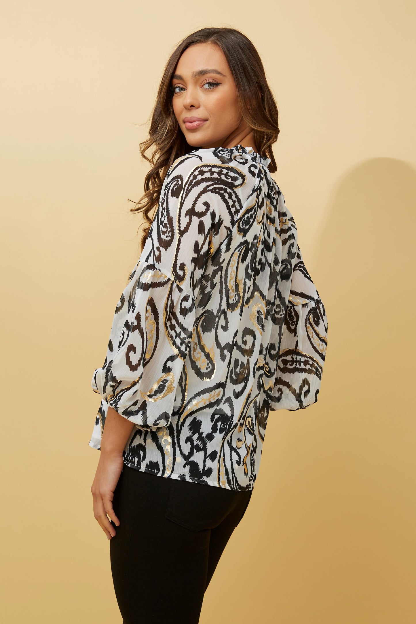 Sina Paisley Print Blouse T166997