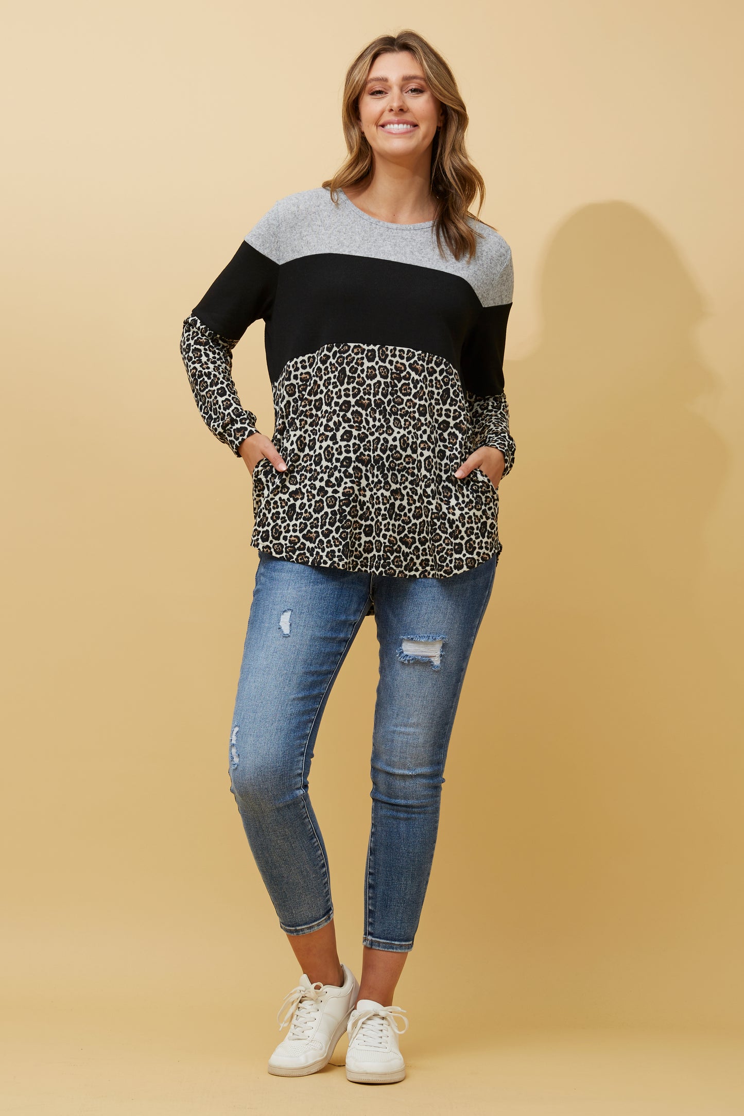 Alicia Animal Print Top T167180