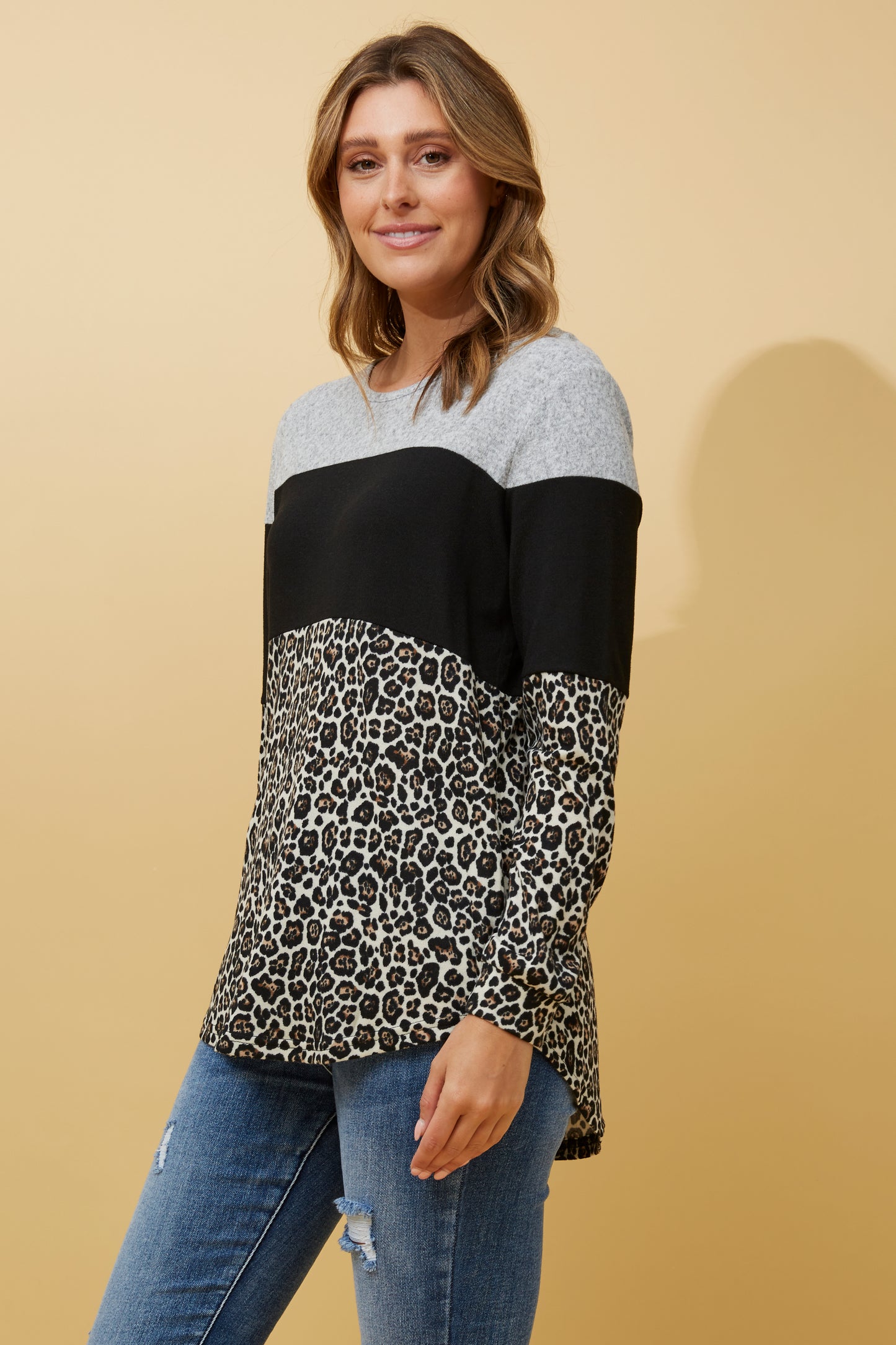 Alicia Animal Print Top T167180