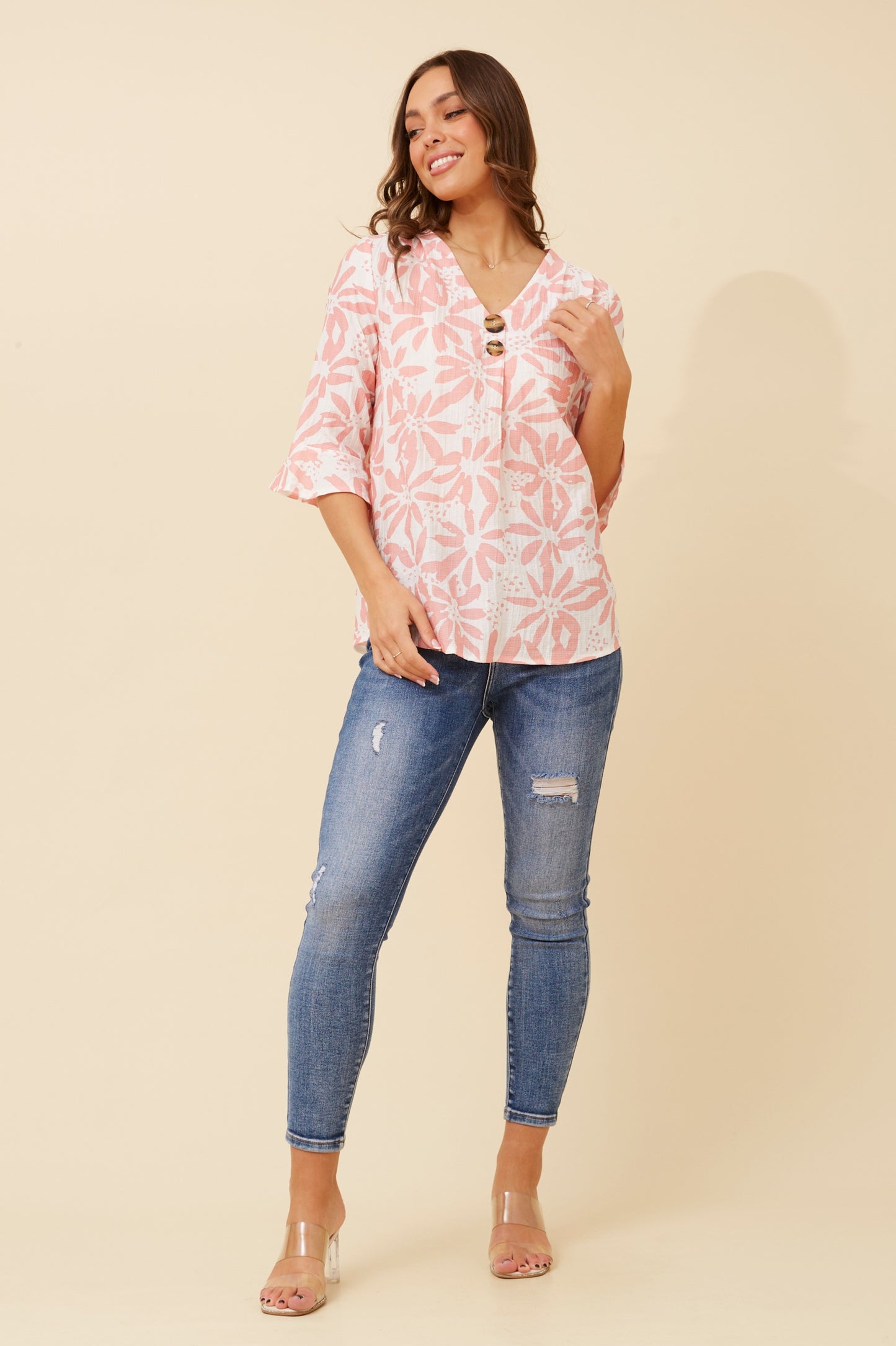 Jovie Floral Print Top T171009