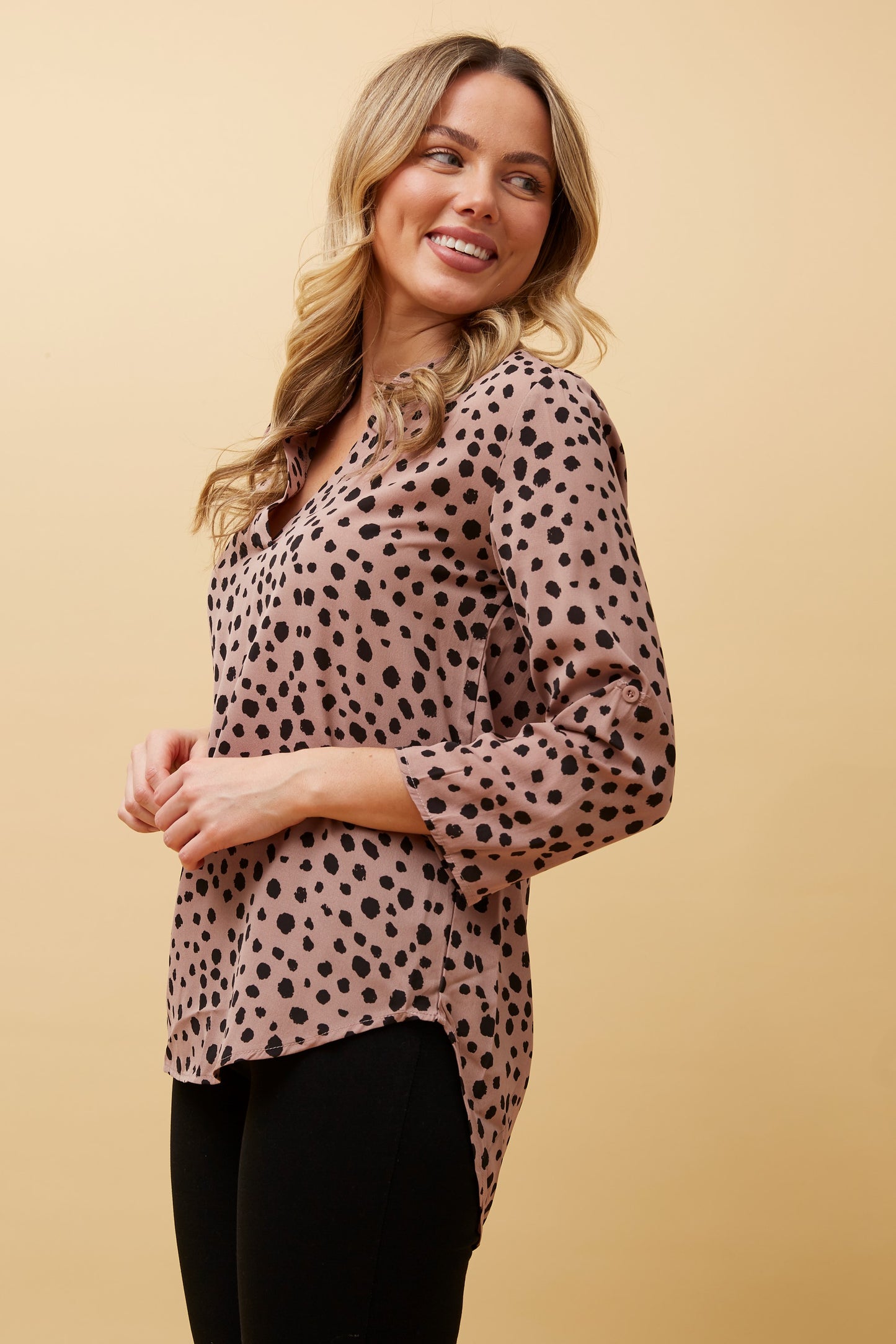 Connie Animal Print Blouse T510544