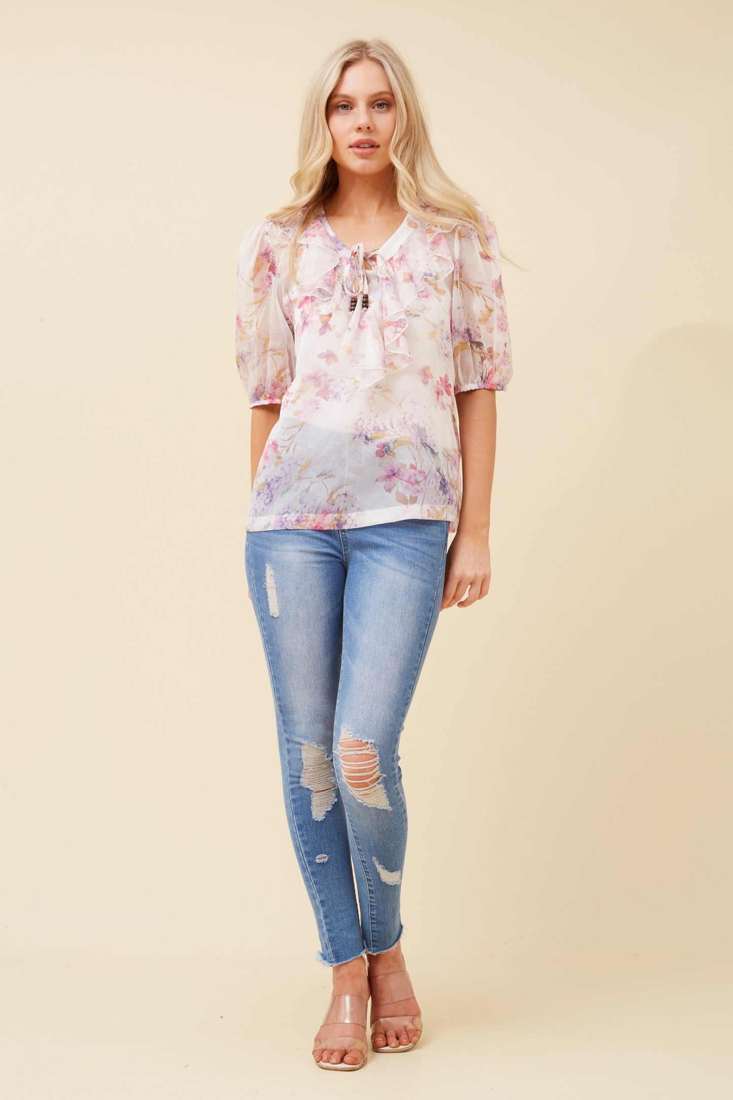 Dani Floral Print Blouse T515157