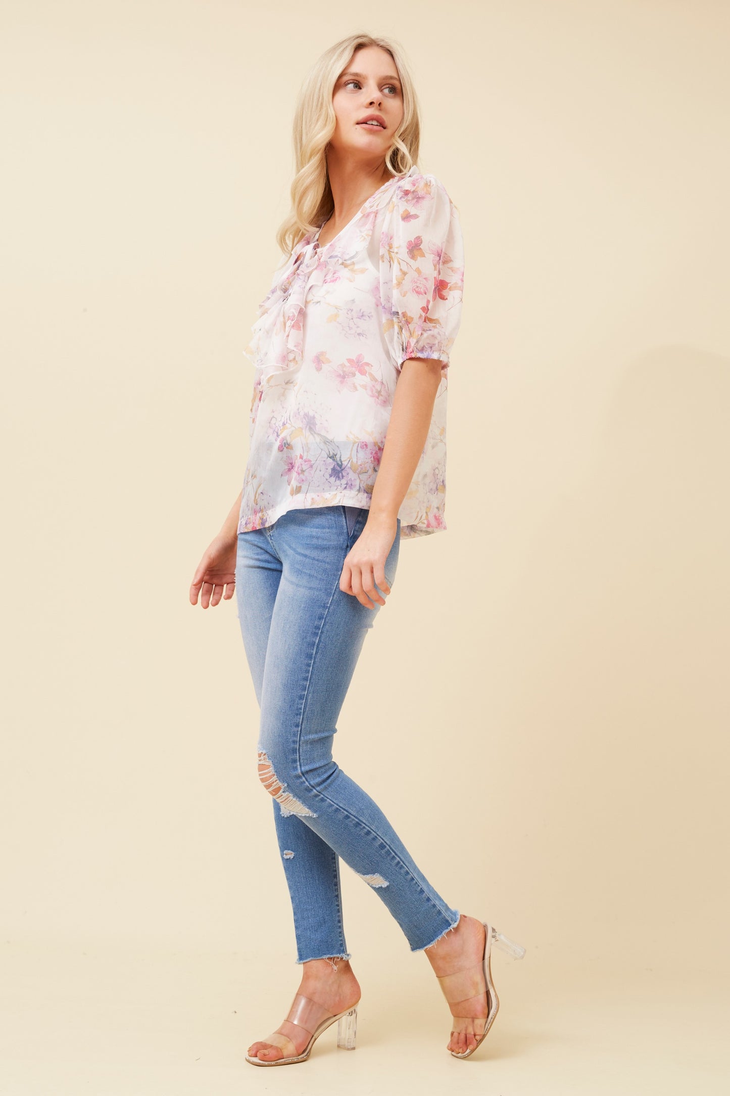 Dani Floral Print Blouse T515157