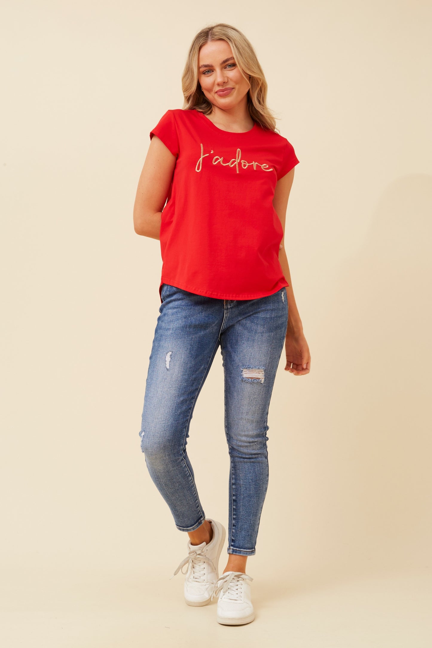 Jadore Graphic T-Shirt T516351 - Cherry