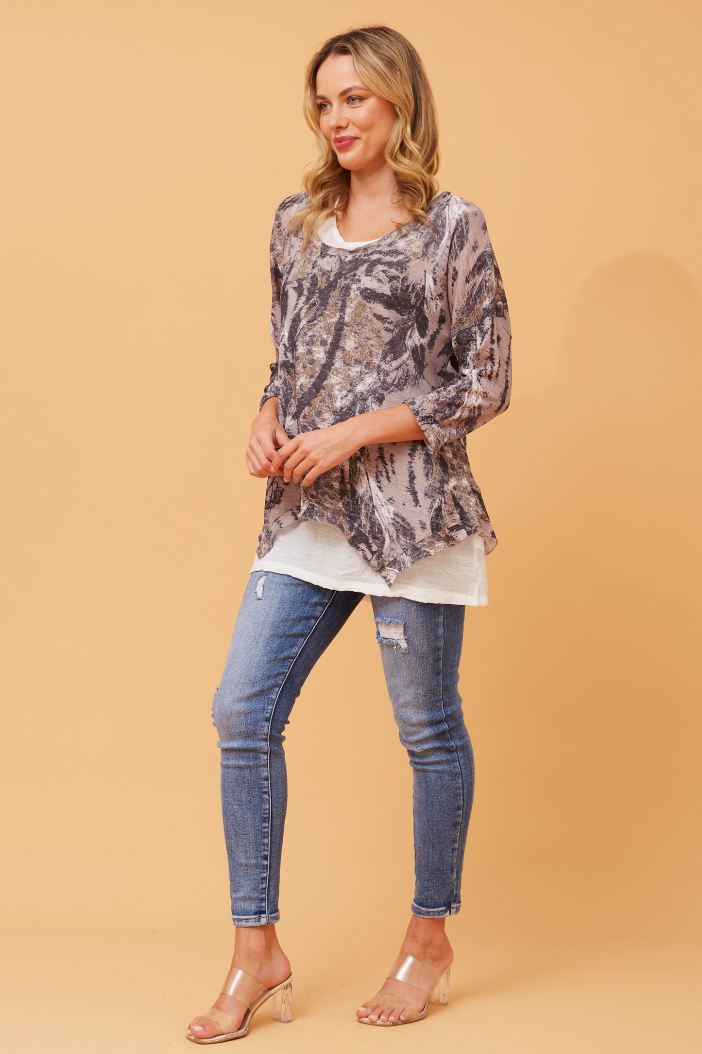 Lina Double Layered Top T519004