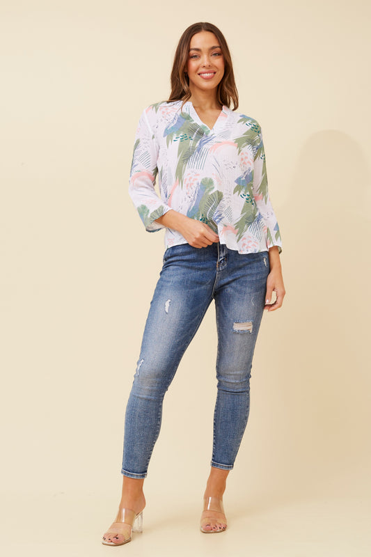 Ravi Floral Printed Top T520601