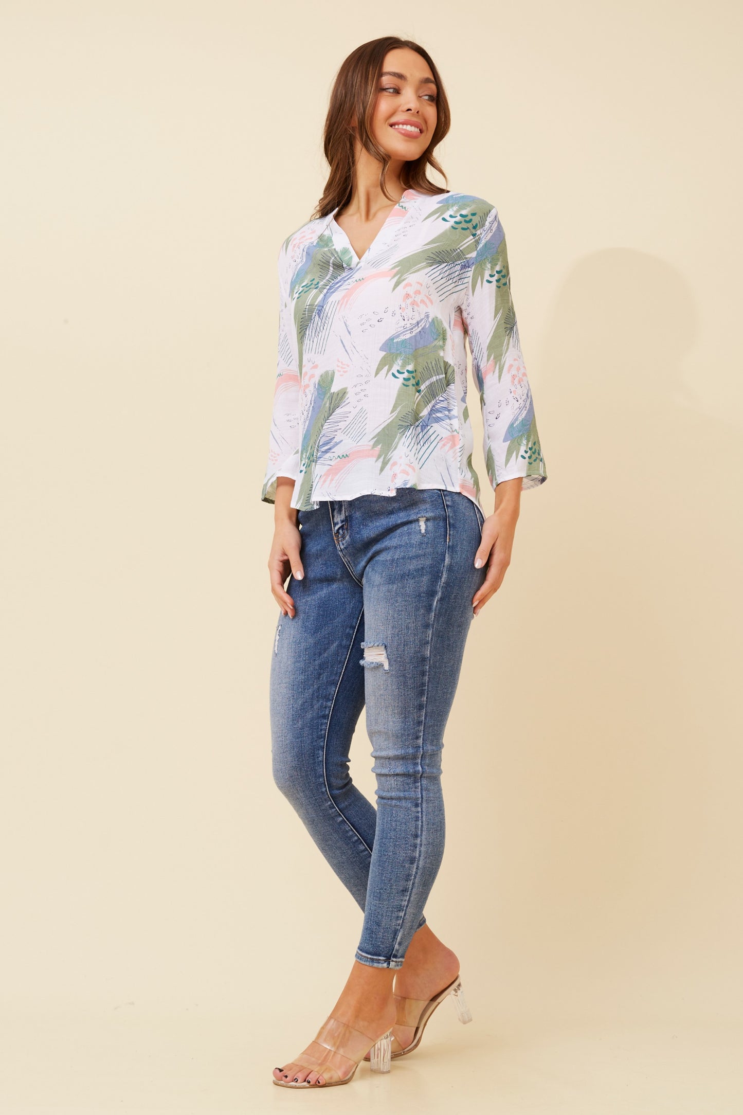 Ravi Floral Printed Top T520601