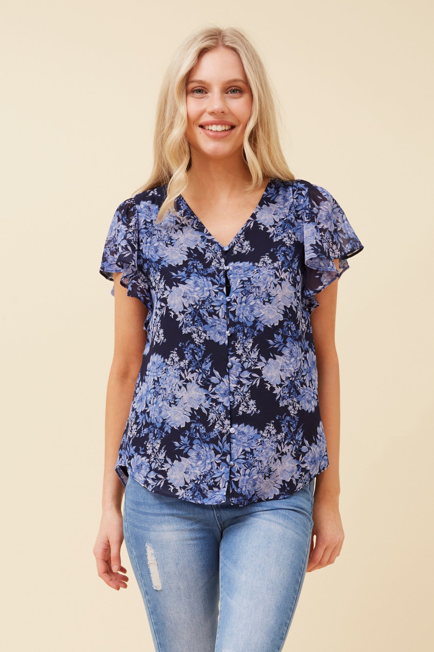 Bella Floral Top - T521010