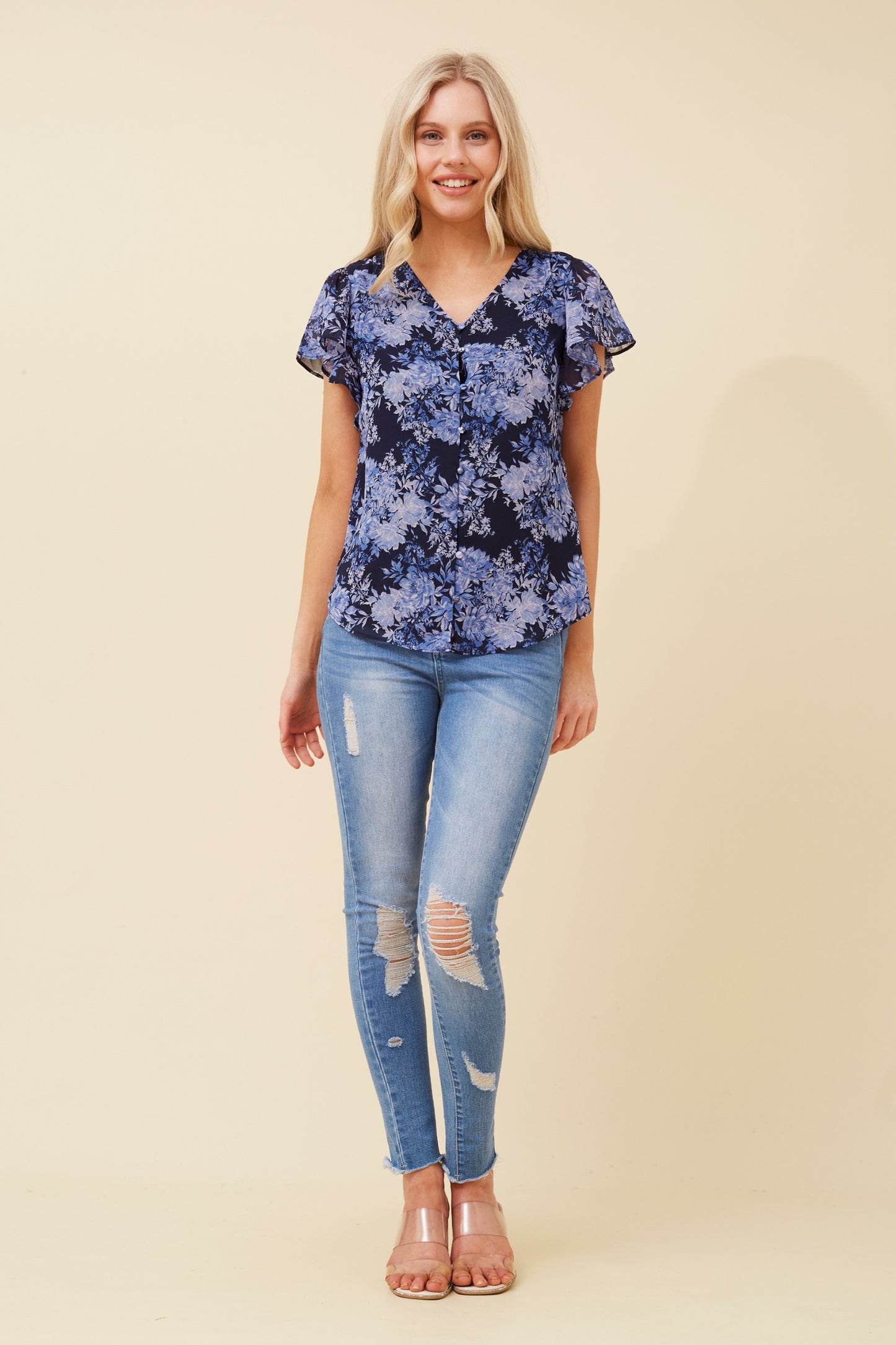 Bella Floral Top - T521010