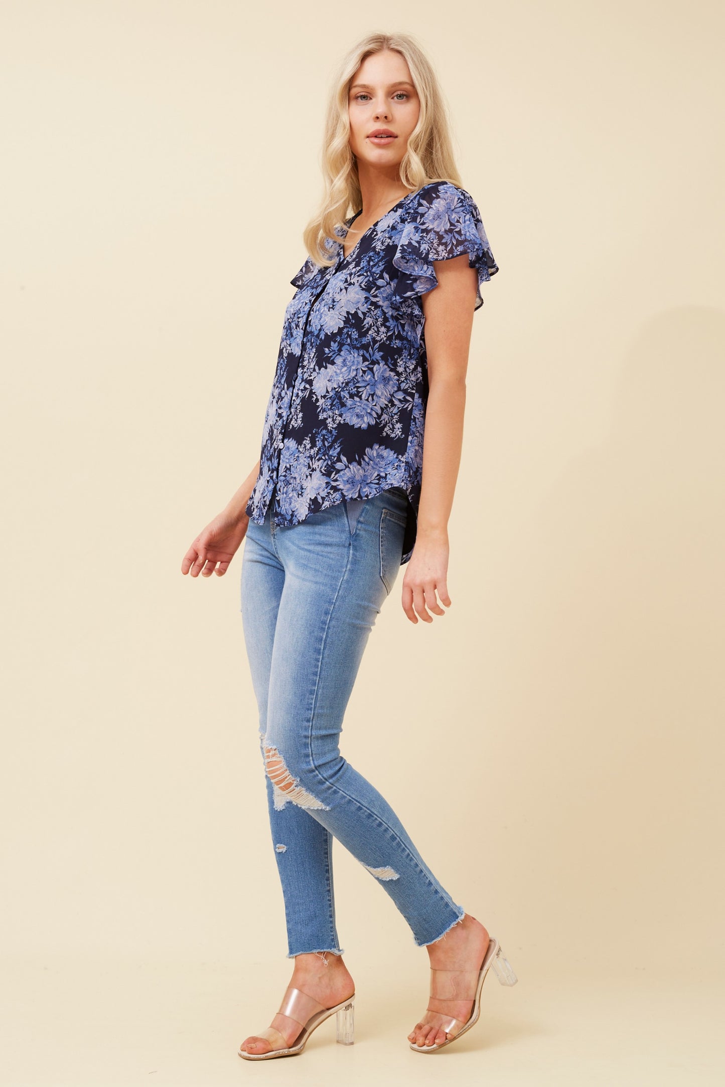 Bella Floral Top - T521010