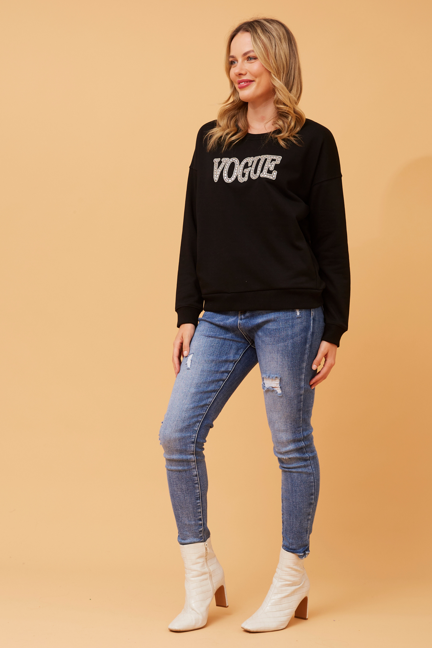 Vogue Jumper Black T732279